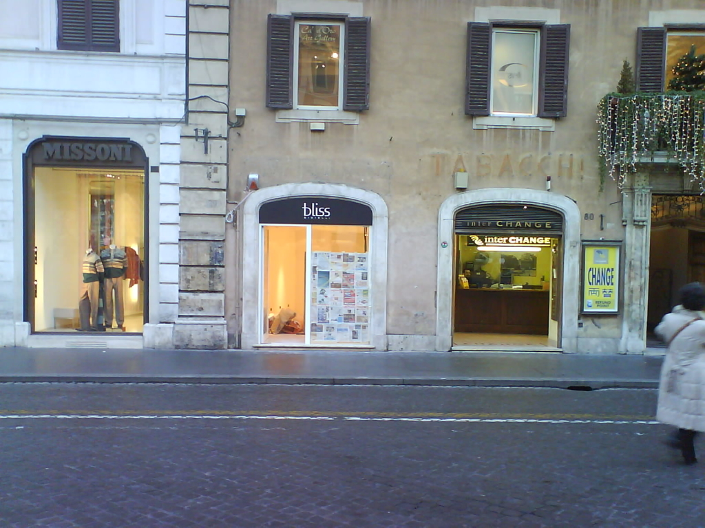 Negozio in Roma Piazza di Spagna